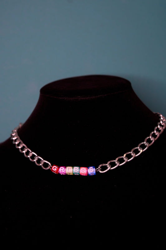 GRLBSS silver chain necklace